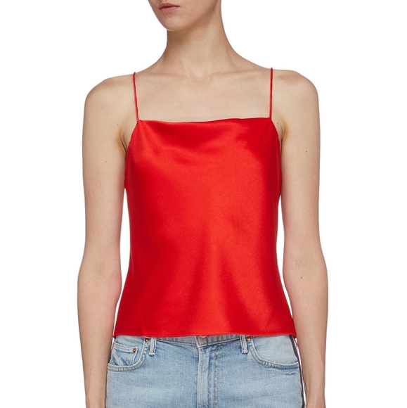 Alice + Olivia Harmon Camisole Top Women's Large Draped Cowl Neck Blouse - Picture 2 of 8